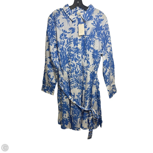 Dress Casual Short By A New Day In Blue, Size: 1x