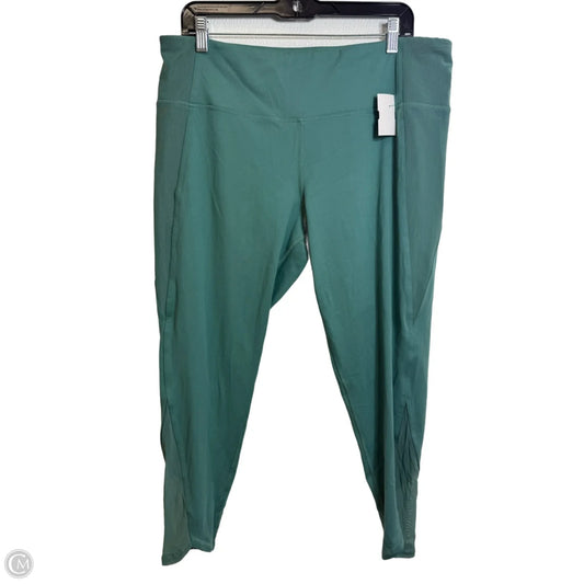 Athletic Leggings By Dsg Outerwear In Green, Size: Xxl
