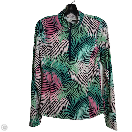 Athletic Top Long Sleeve Collar By Tommy Bahama In Multi-colored, Size: S