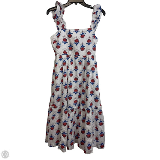 Dress Casual Midi By J. Crew In Floral Print, Size: 4p