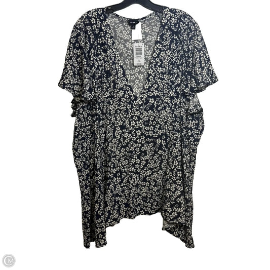 Top Short Sleeve By Torrid In Navy, Size: 3x