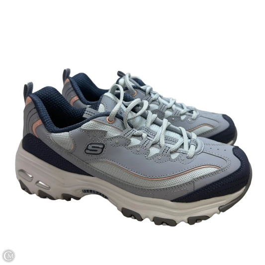 Shoes Sneakers By Skechers In Blue, Size: 7