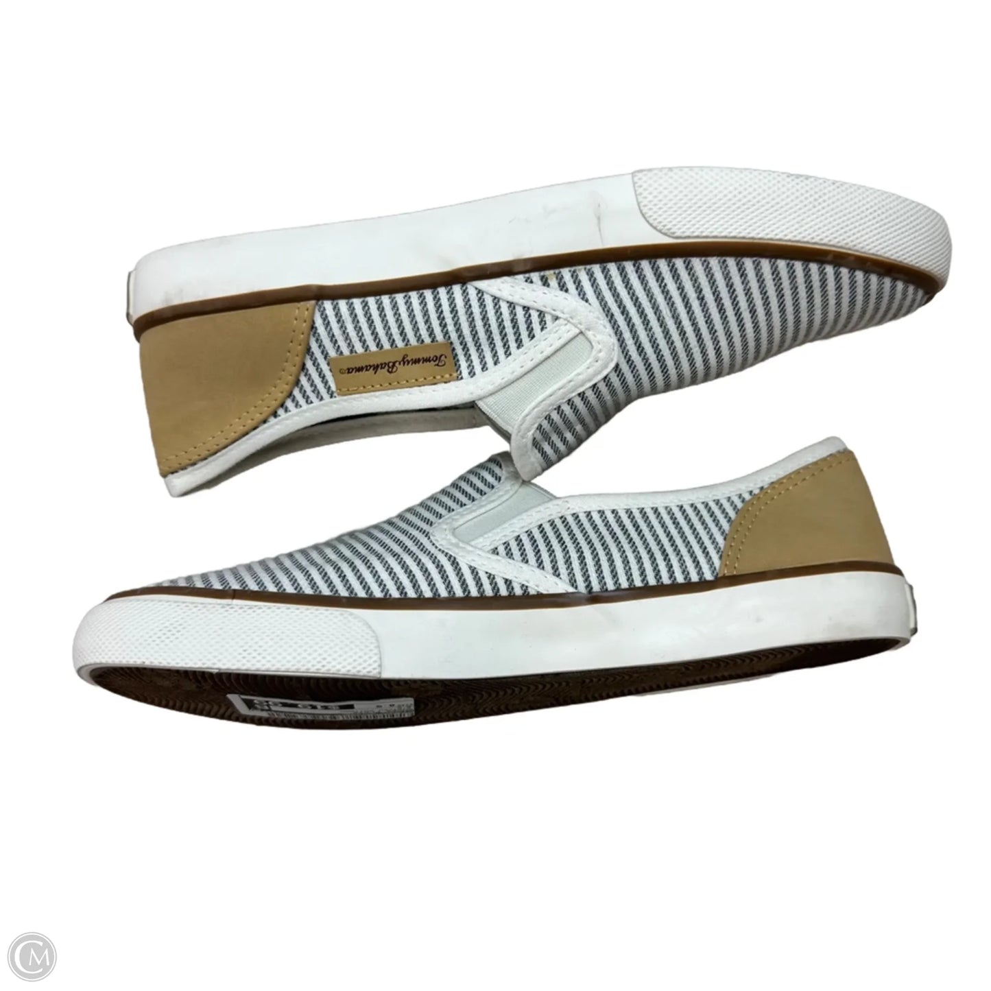 Shoes Flats By Tommy Bahama In Striped Pattern, Size: 8.5