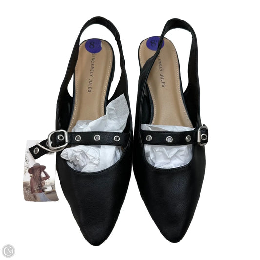 Shoes Flats By Sincerely Jules In Black, Size: 8.5