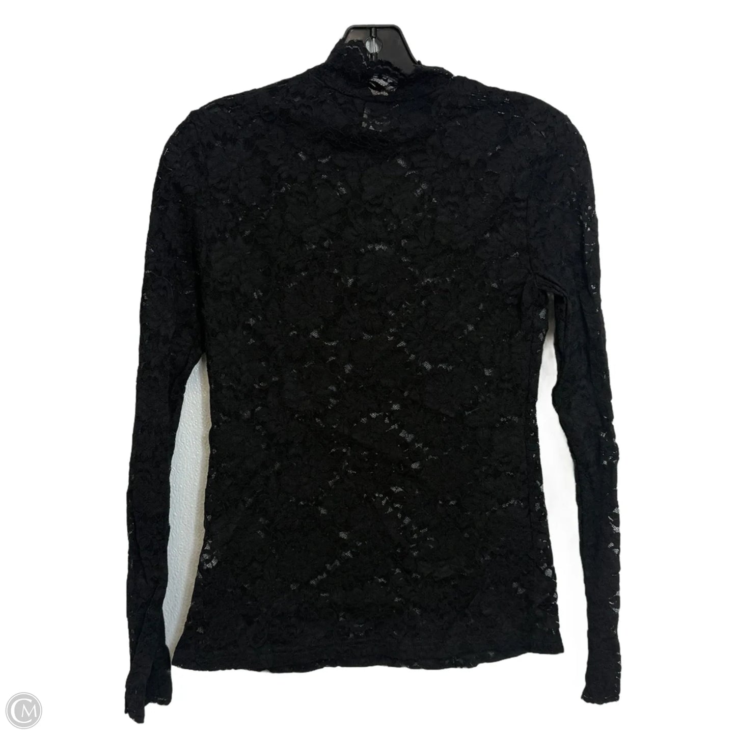 Top Long Sleeve By Clothes Mentor In Black, Size: M