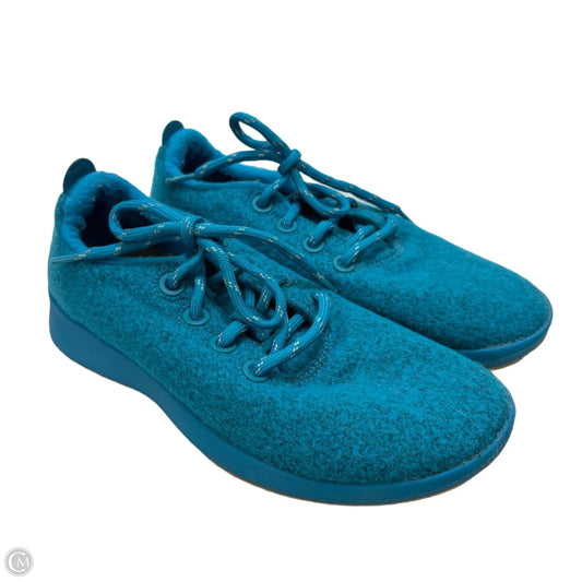 Shoes Sneakers By Allbirds In Teal, Size: 9