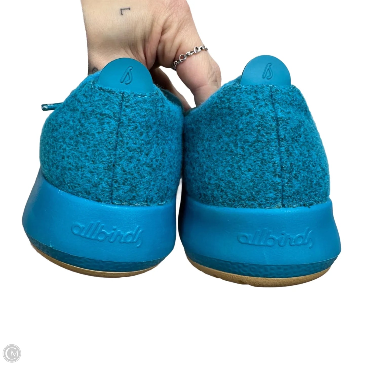 Shoes Sneakers By Allbirds In Teal, Size: 9