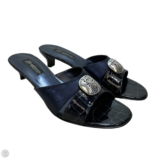 Shoes Heels Kitten By Brighton In Navy, Size: 8