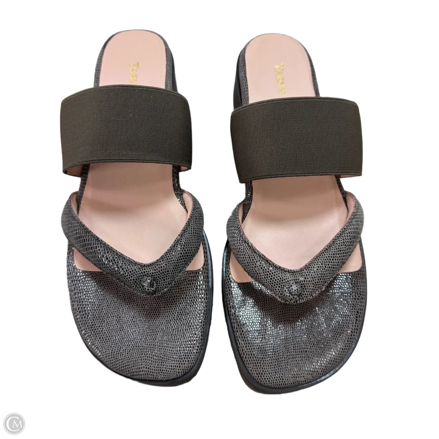 Sandals Flip Flops By Taryn Rose In Brown, Size: 7.5