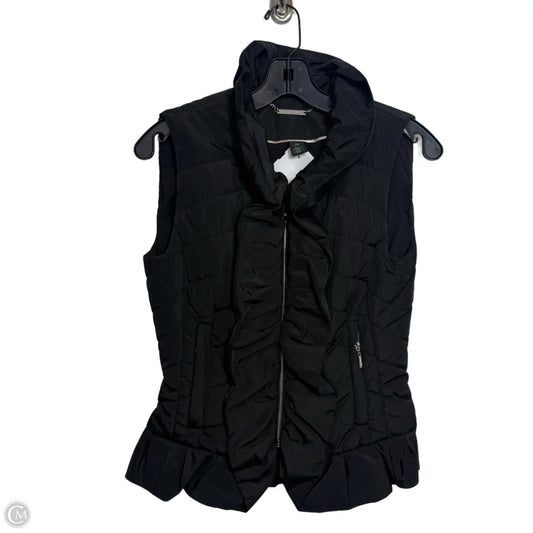Vest Puffer & Quilted By White House Black Market In Black, Size: Xxs