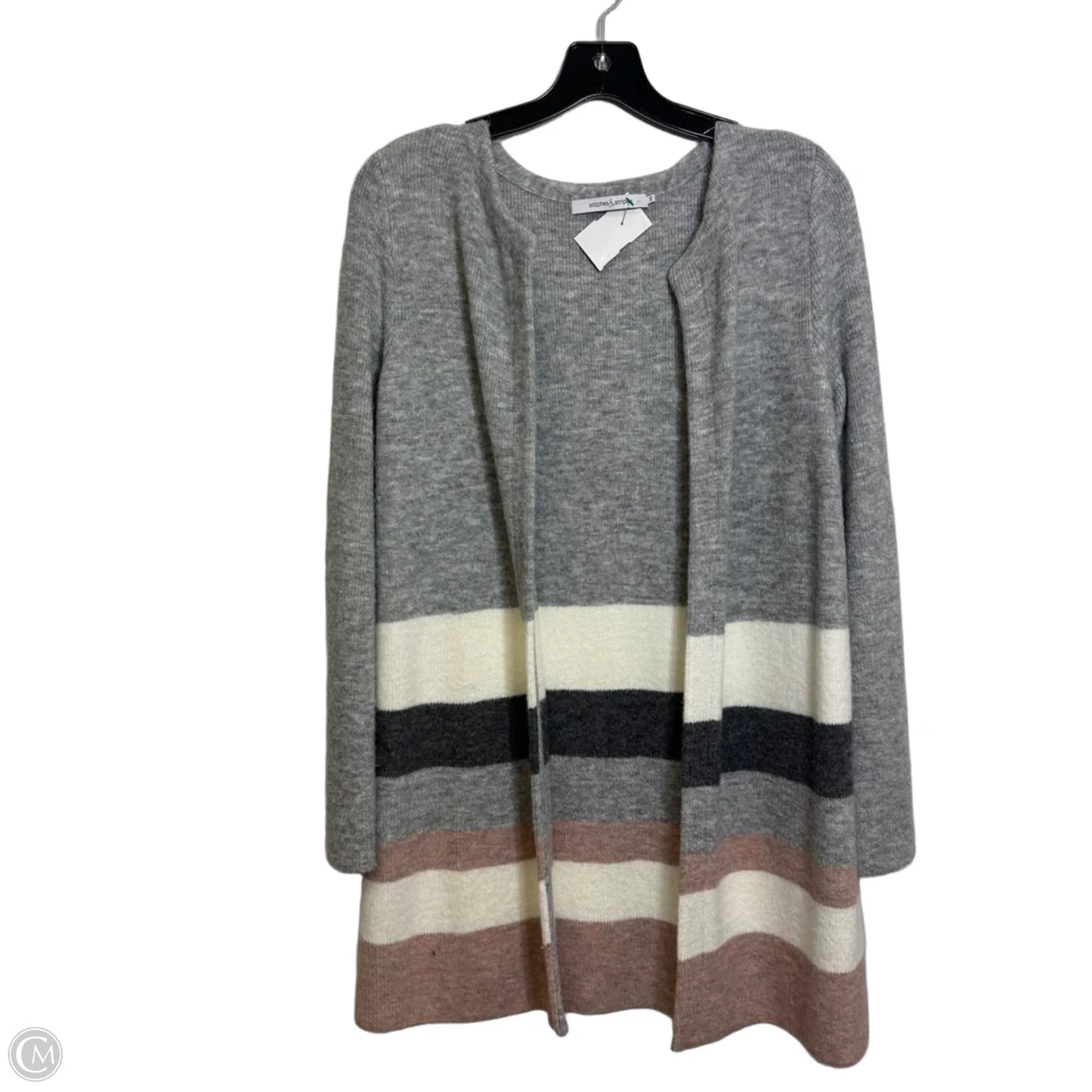 Cardigan By Clothes Mentor In Grey, Size: Xs