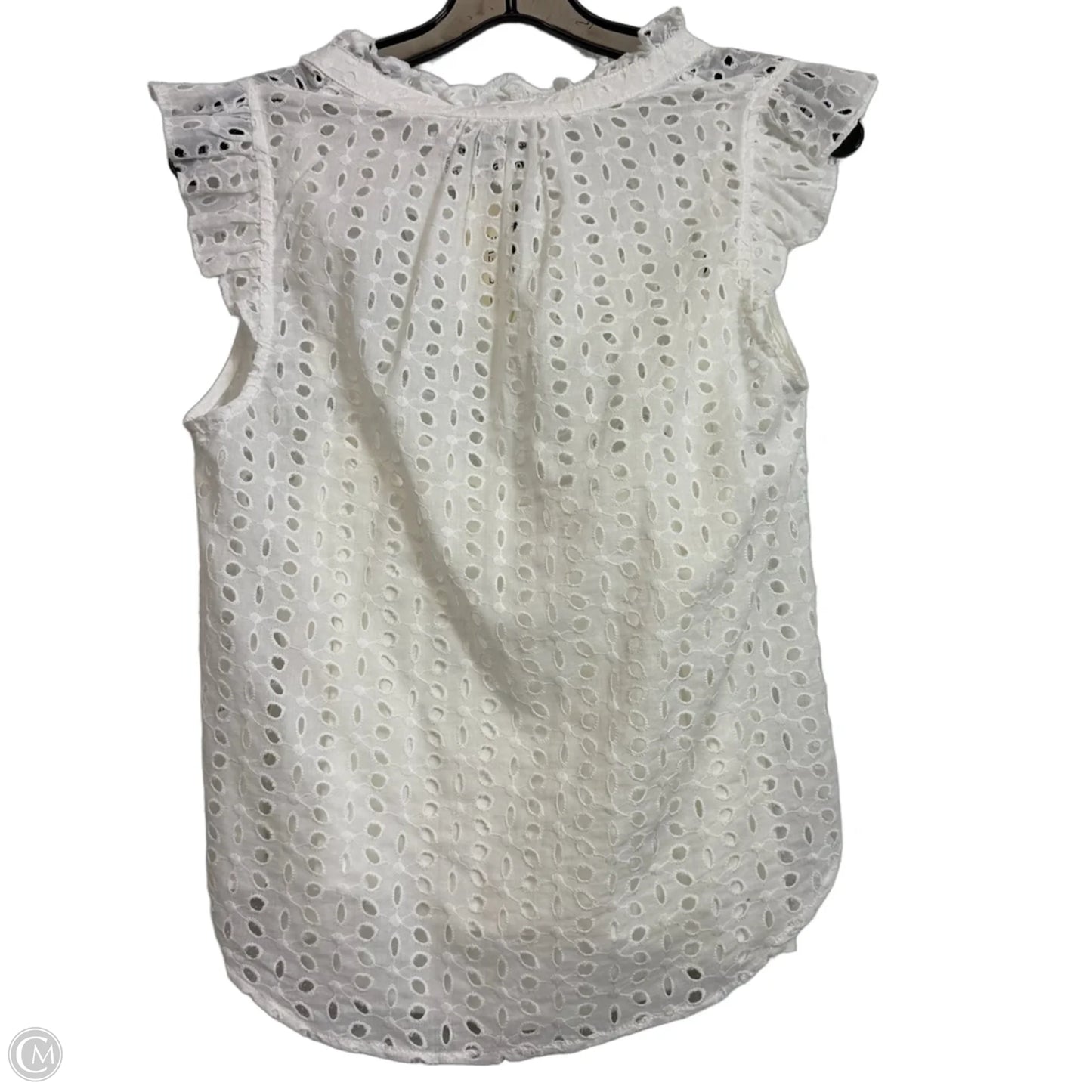 Top Sleeveless By Evereve In White, Size: Xs
