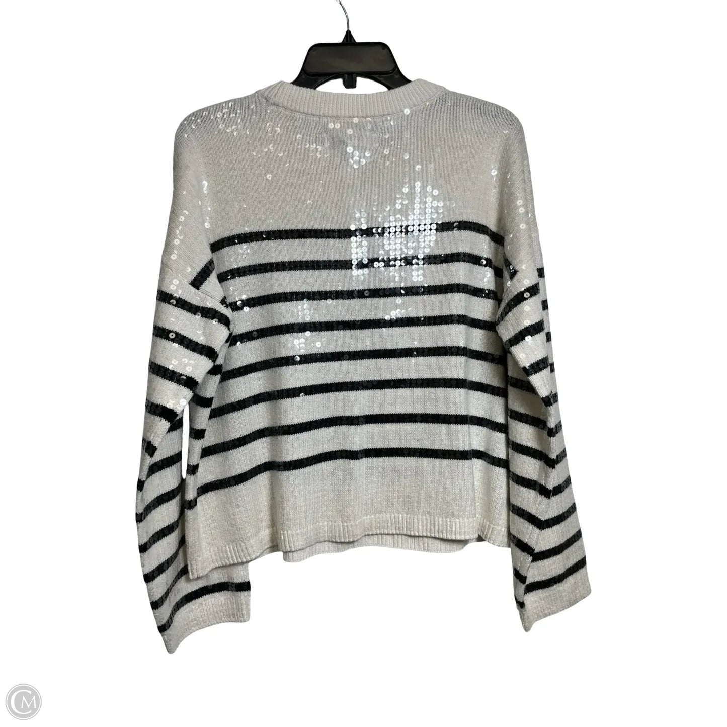 Sweater By Loft In Striped Pattern, Size: L
