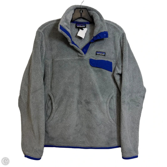 Jacket Fleece By Patagonia In Blue, Size: M