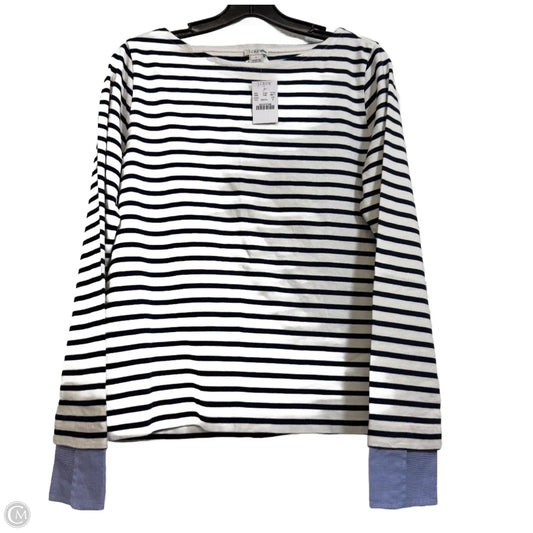 Top Long Sleeve By J. Crew In Striped Pattern, Size: S