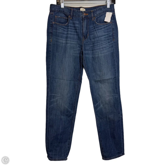 Jeans Straight By J. Crew In Blue Denim, Size: 4