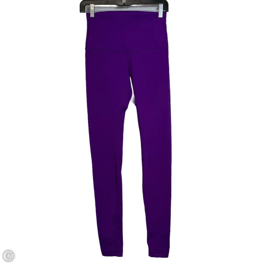 Athletic Leggings By Lululemon In Purple, Size: 6
