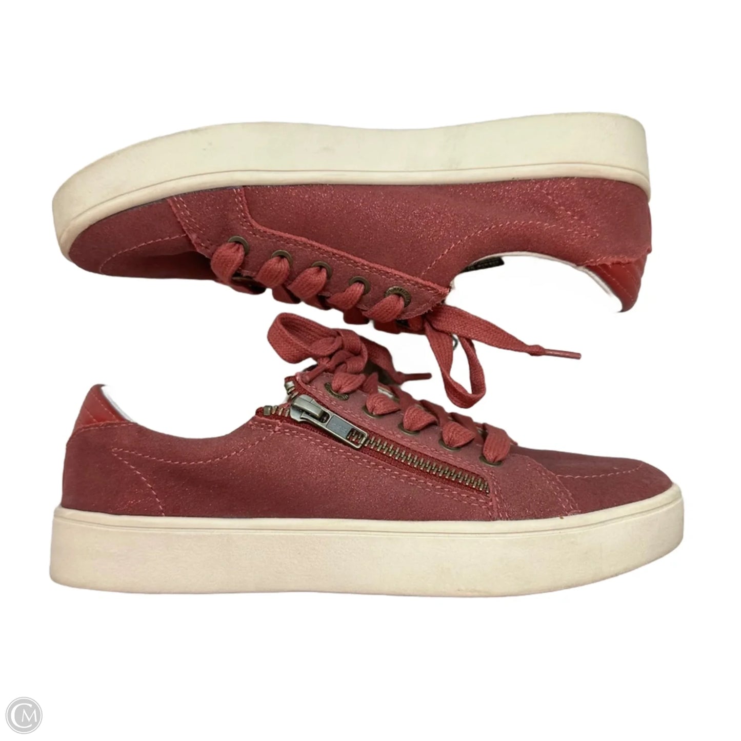 Shoes Athletic By Clothes Mentor In Maroon, Size: 6.5