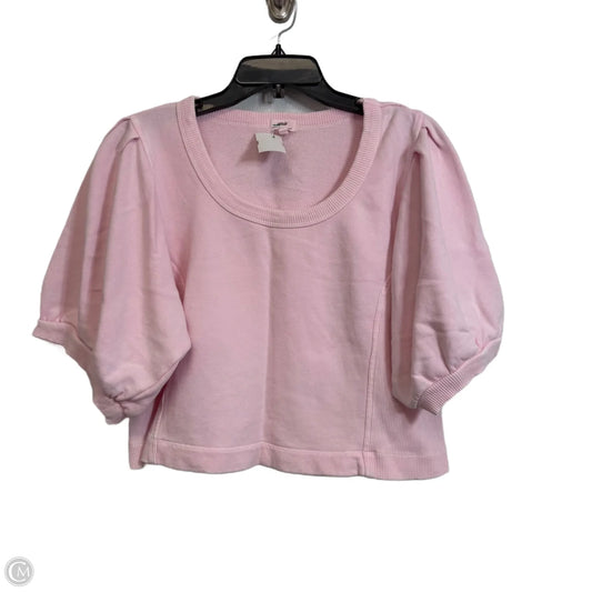 Top Short Sleeve By Aerie In Pink, Size: Xl