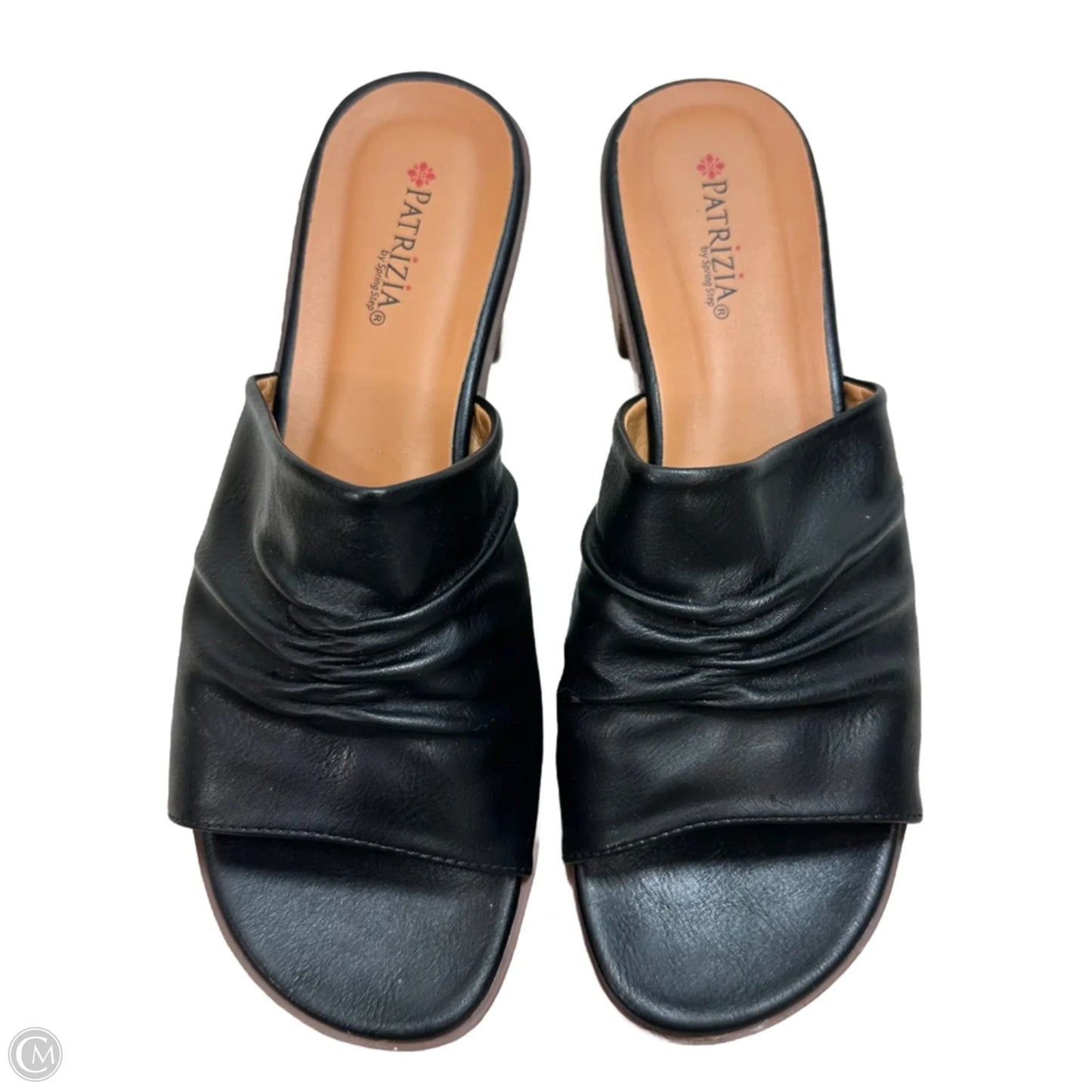 Sandals Heels Block By Clothes Mentor In Black, Size: 9