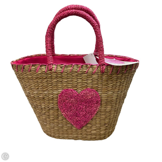 Heart straw Tote By Cmf, Size: Small