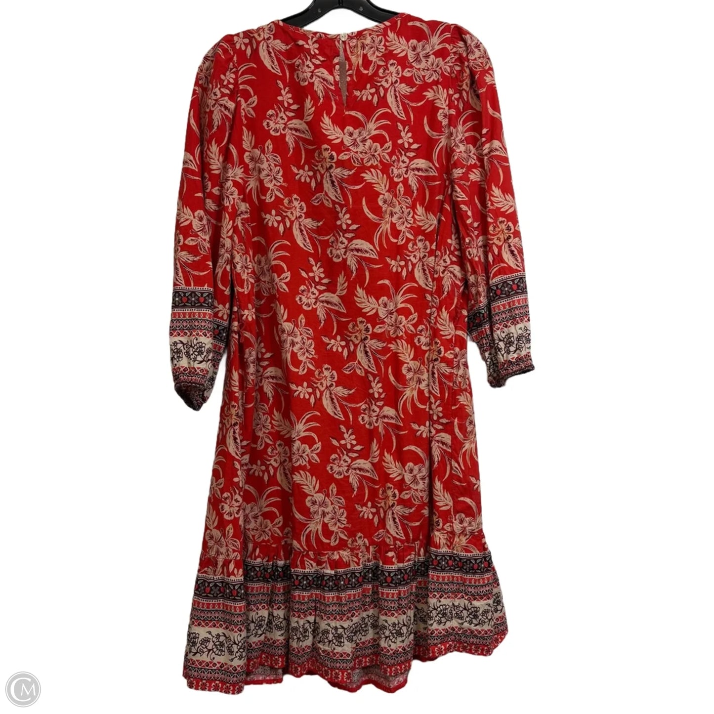Dress Casual Short By Beachlunchlounge In Orange, Size: M