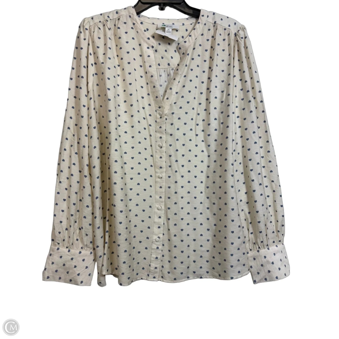 Top 3/4 Sleeve By Cme In Ivory, Size: 2x