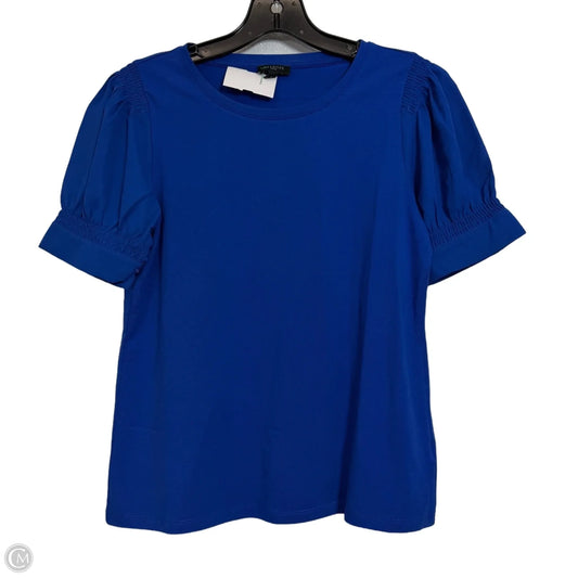 Top Short Sleeve By Talbots In Blue, Size: Xsp