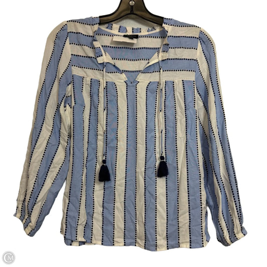 Top Long Sleeve By Talbots In Blue, Size: Xs