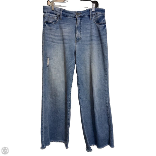 Jeans Wide Leg By Kut In Blue Denim, Size: 12
