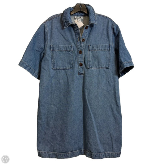 Dress Casual Short By Future Collective In Blue Denim, Size: M