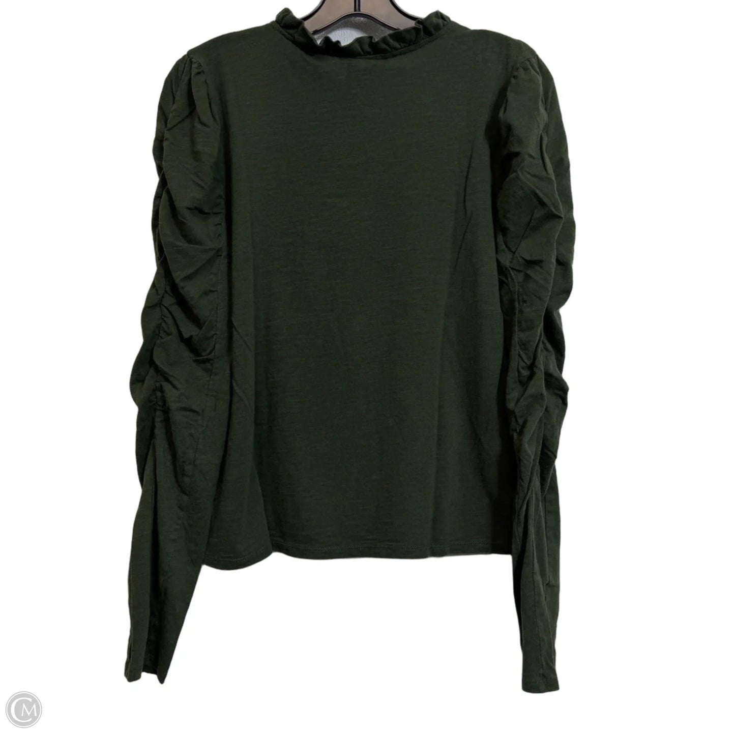 Top Long Sleeve Basic By Maeve In Green, Size: M