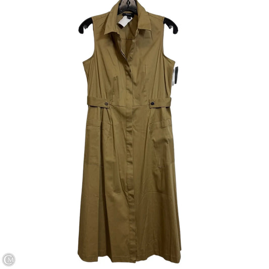 Dress Casual Midi By Alfani In Tan, Size: 4p