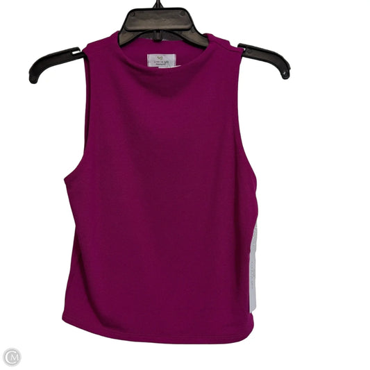 Top Sleeveless By Live In The Moment In Pink, Size: M
