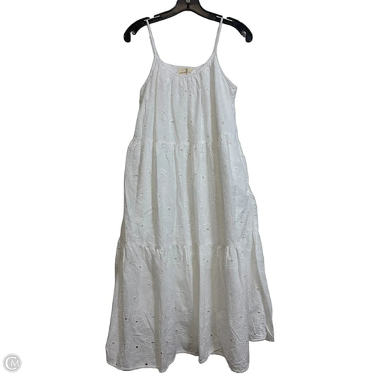 Dress Casual Midi By Universal Thread In White, Size: Xs