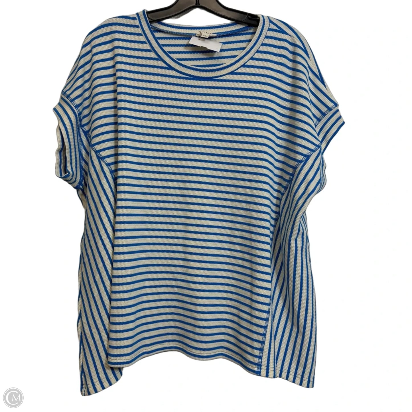 Top Sleeveless By Bibi In Striped Pattern, Size: M