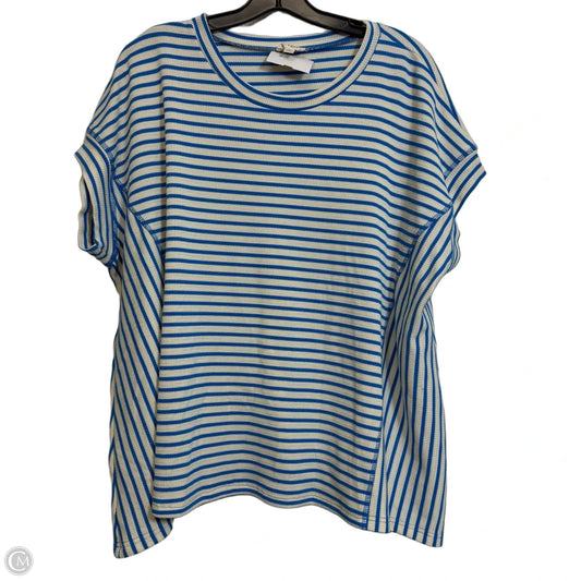 Top Sleeveless By Bibi In Striped Pattern, Size: M