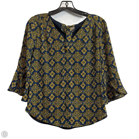 Top 3/4 Sleeve By 41 Hawthorn In Multi-colored, Size: Xs