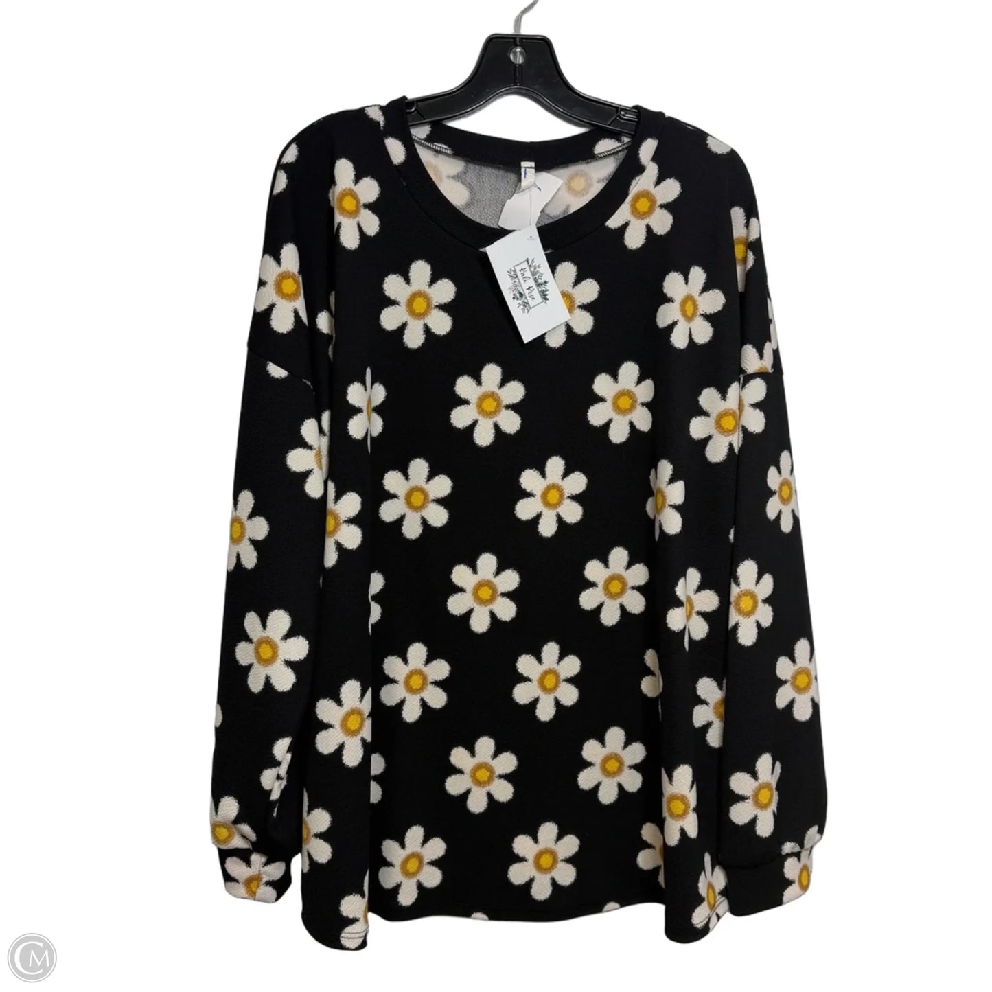 Top Long Sleeve By Clothes Mentor In Floral Print, Size: 1x