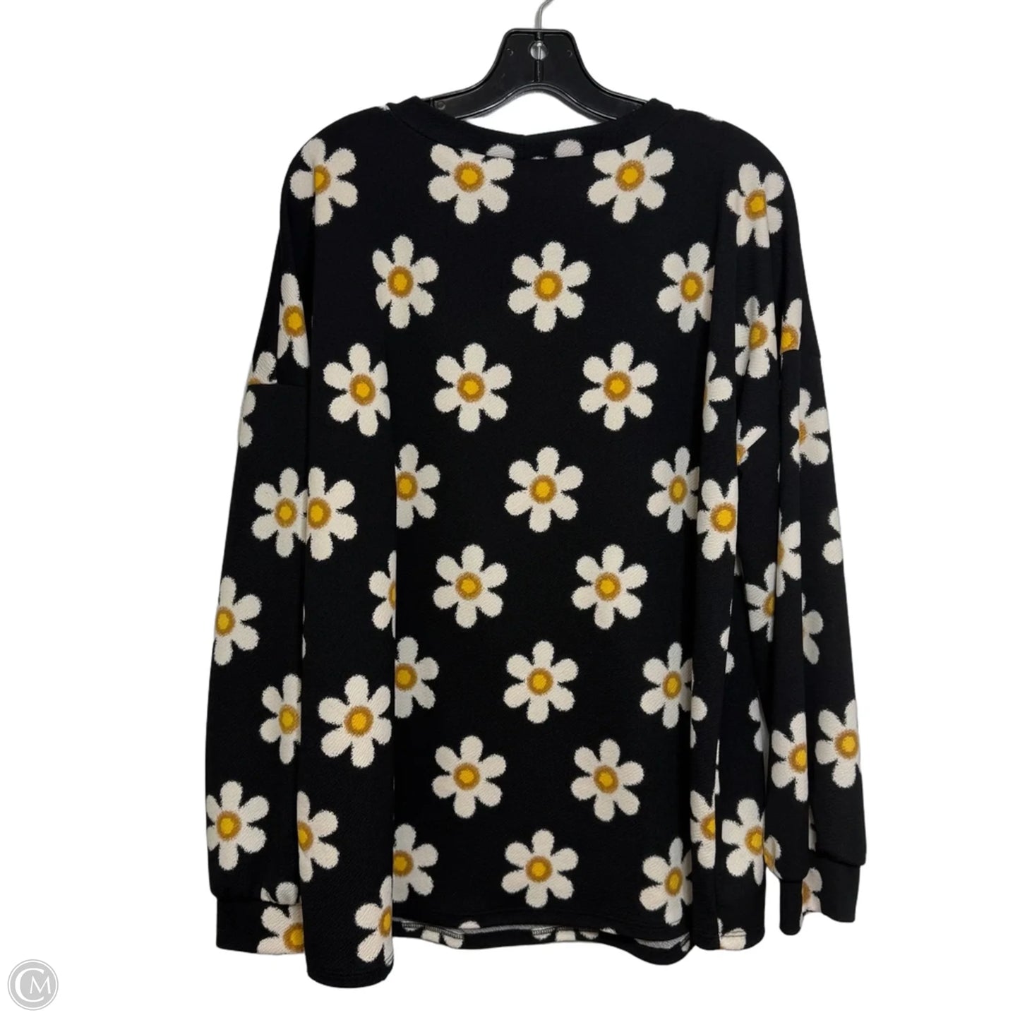 Top Long Sleeve By Clothes Mentor In Floral Print, Size: 1x