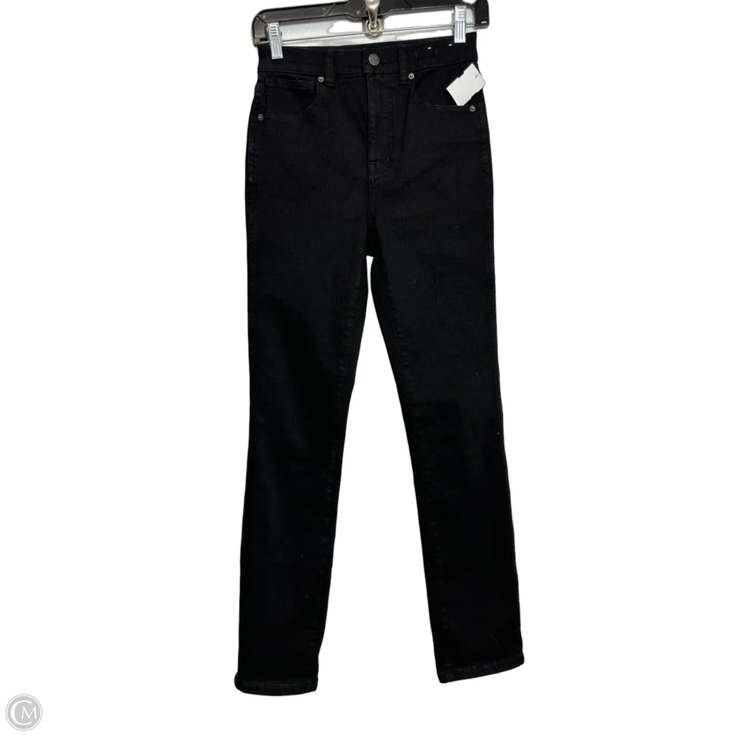 Jeans Skinny By Madewell In Black Denim, Size: 0