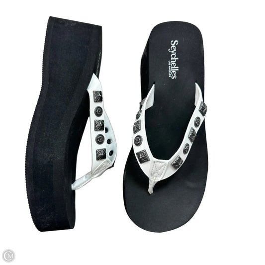 Sandals Flip Flops By Seychelles In Black, Size: 8