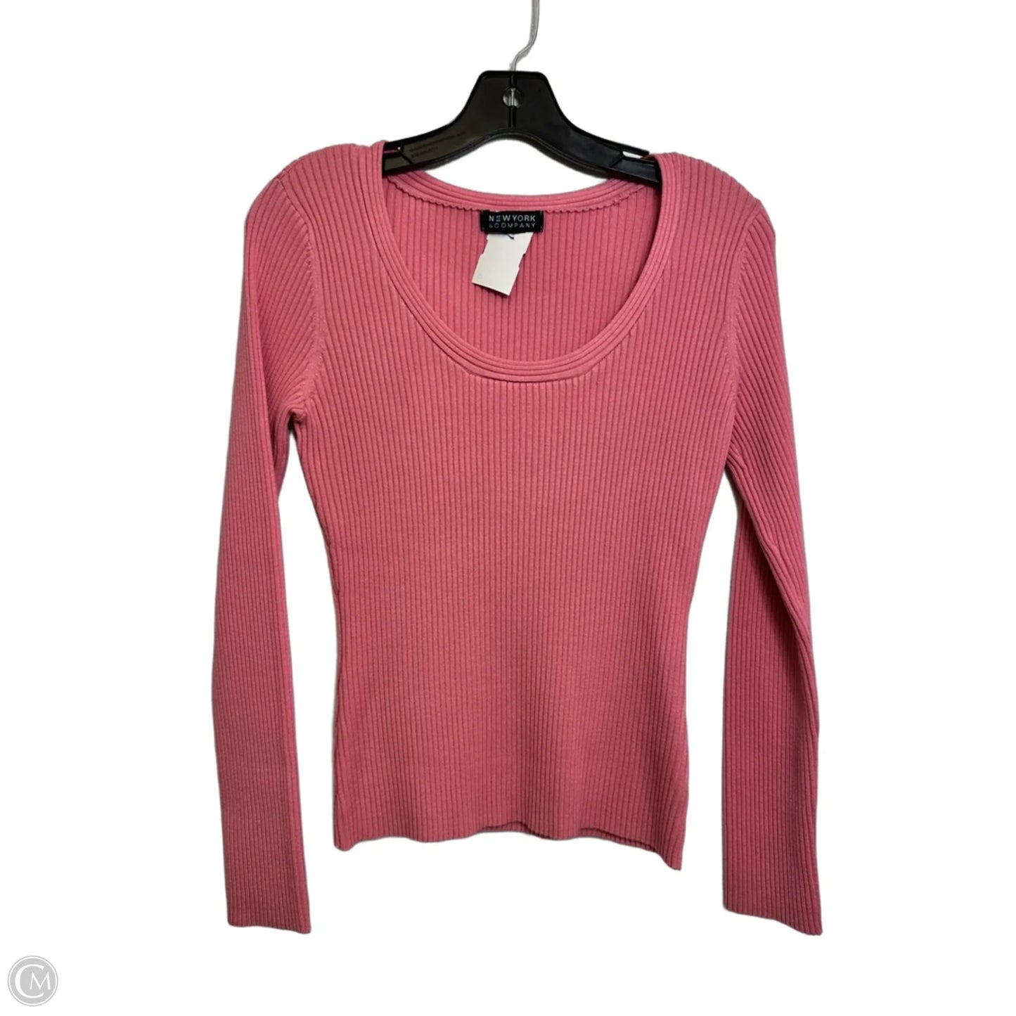 Top Long Sleeve By New York And Co In Pink, Size: S