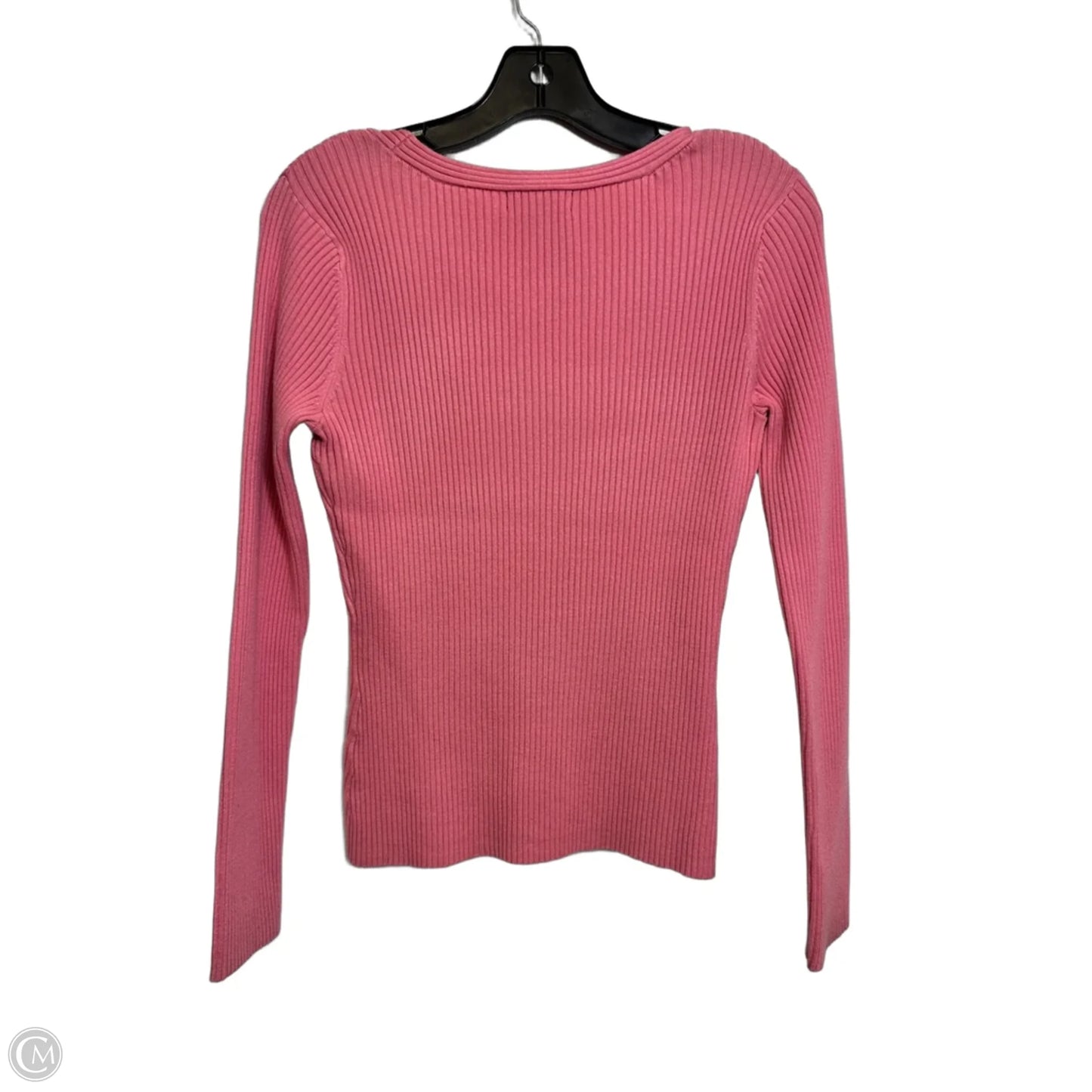 Top Long Sleeve By New York And Co In Pink, Size: S