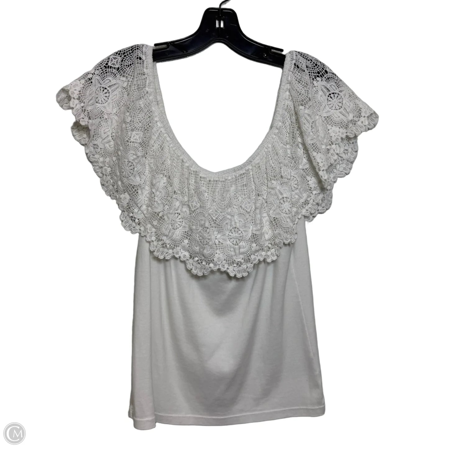 Top Sleeveless By Lauren By Ralph Lauren In White, Size: S