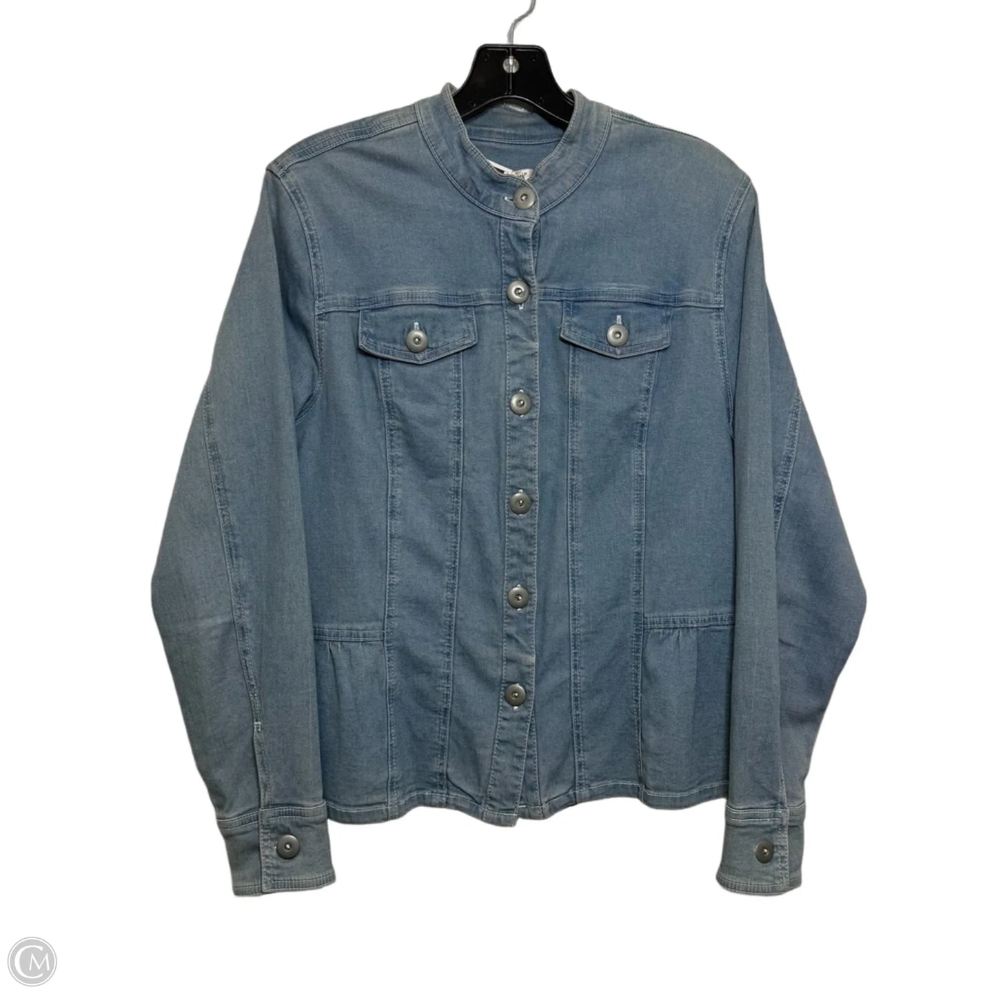 Jacket Denim By Coldwater Creek In Blue Denim, Size: M
