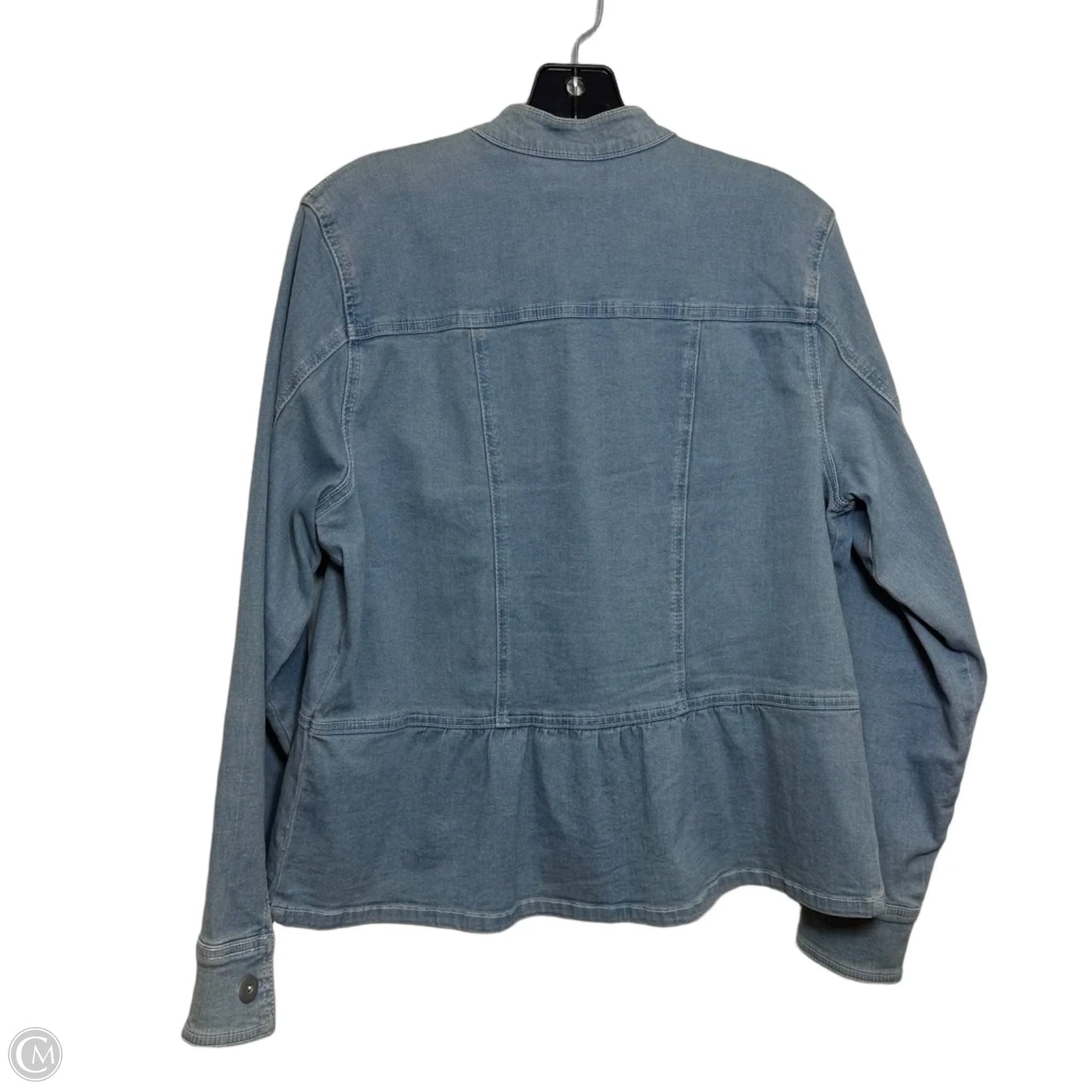 Jacket Denim By Coldwater Creek In Blue Denim, Size: M