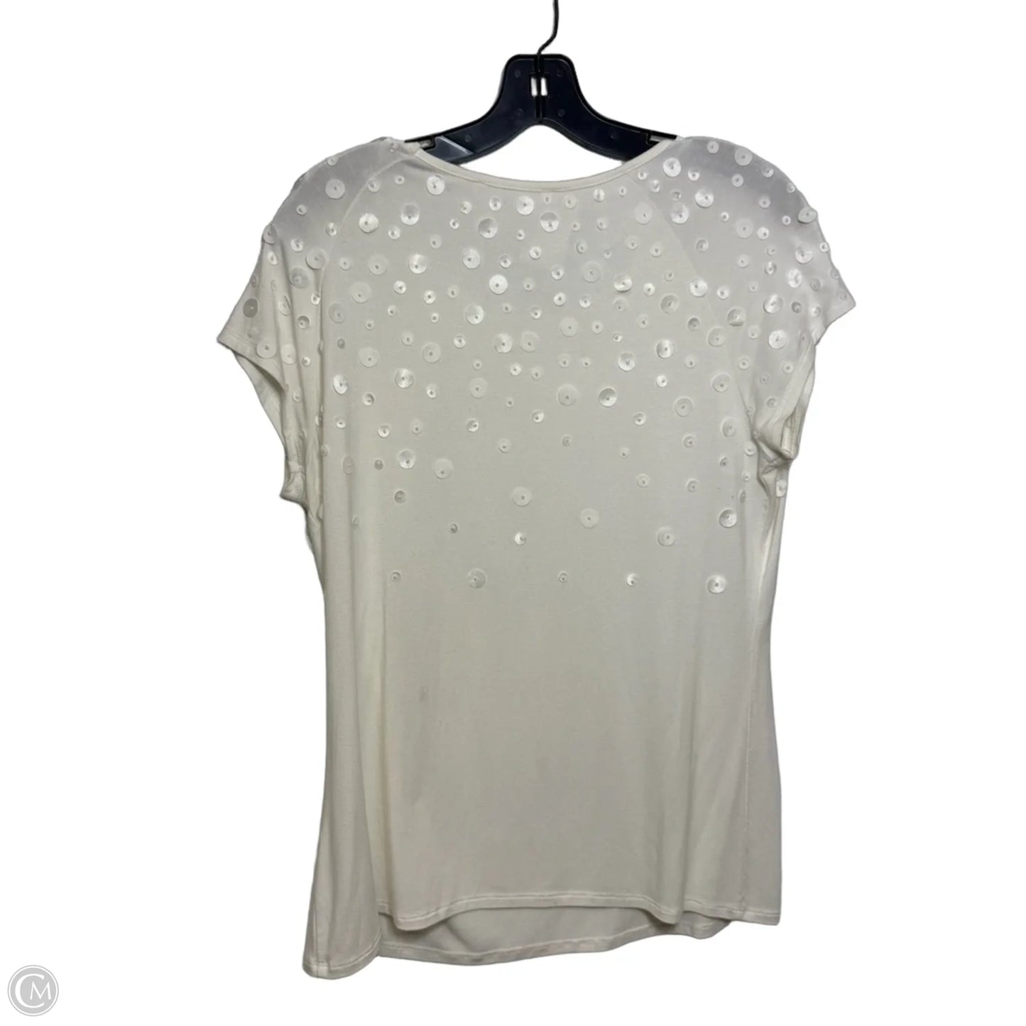 Top Sleeveless By Clothes Mentor In Ivory, Size: M