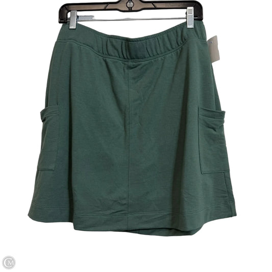 Skort By Denim And Co Qvc In Green, Size: M