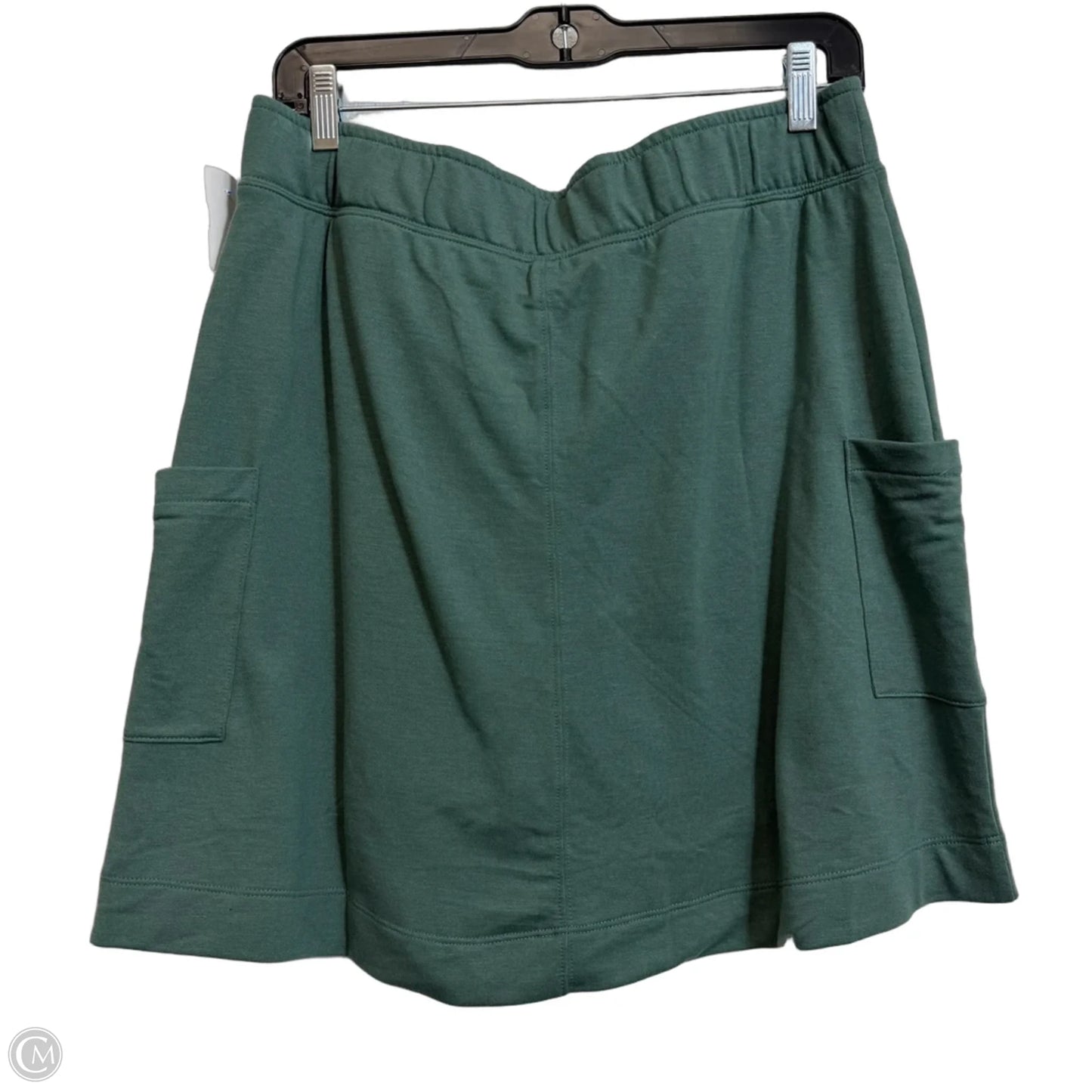 Skort By Denim And Co Qvc In Green, Size: M